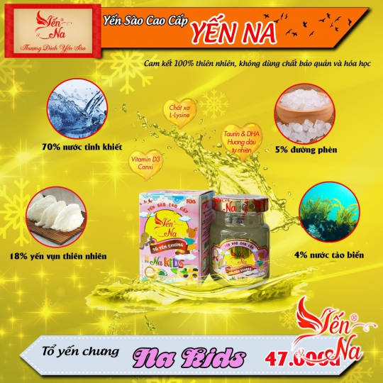 TỔ YẾN CHƯNG NA KIDS (TRẺ EM)