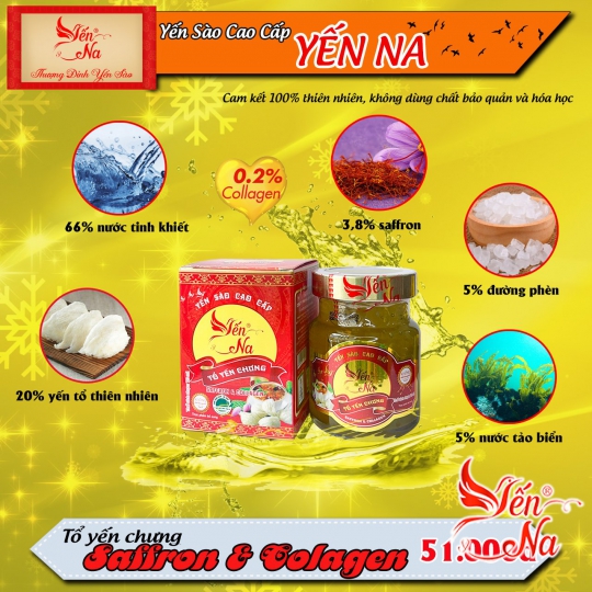 TỔ YẾN CHƯNG SAFFRON & COLLAGEN